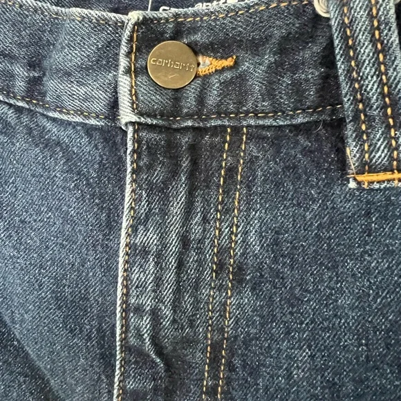Carhartt Relaxed Fit Jeans Pants  Men's 44" x 32" - Picture 5 of 8